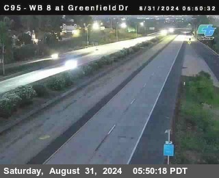 WB 8 at Greenfield Street