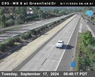 WB 8 at Greenfield Street