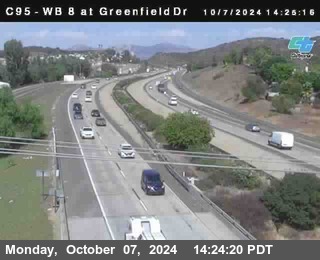 WB 8 at Greenfield Street