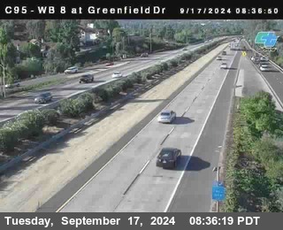 WB 8 at Greenfield Street