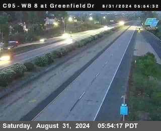 WB 8 at Greenfield Street