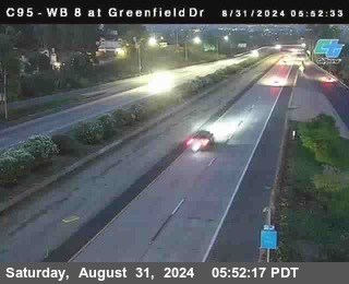 WB 8 at Greenfield Street