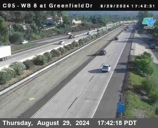 WB 8 at Greenfield Street