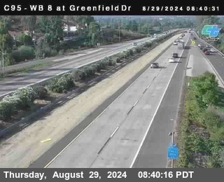 WB 8 at Greenfield Street