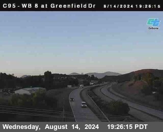 WB 8 at Greenfield Street