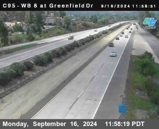 WB 8 at Greenfield Street