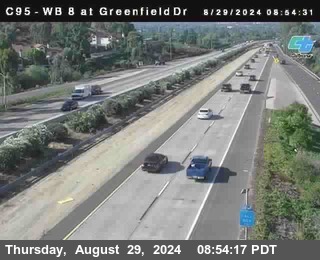 WB 8 at Greenfield Street