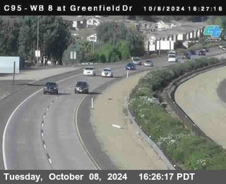 WB 8 at Greenfield Street