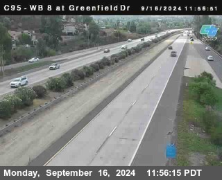 WB 8 at Greenfield Street