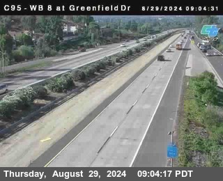 WB 8 at Greenfield Street