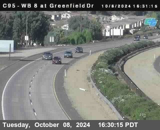 WB 8 at Greenfield Street