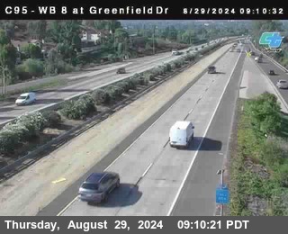 WB 8 at Greenfield Street