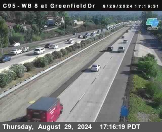 WB 8 at Greenfield Street