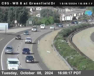 WB 8 at Greenfield Street