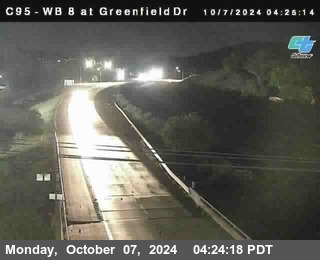 WB 8 at Greenfield Street