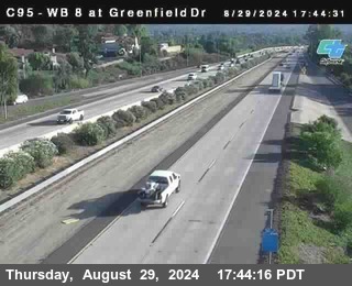 WB 8 at Greenfield Street