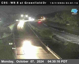 WB 8 at Greenfield Street