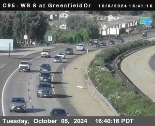 WB 8 at Greenfield Street