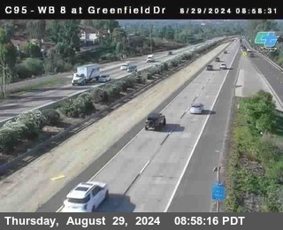 WB 8 at Greenfield Street