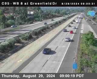 WB 8 at Greenfield Street