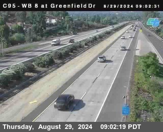 WB 8 at Greenfield Street