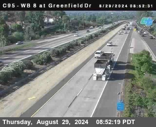 WB 8 at Greenfield Street