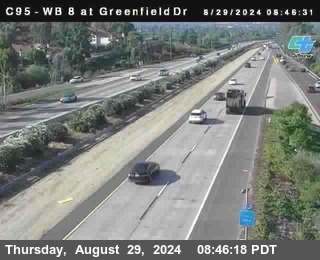 WB 8 at Greenfield Street