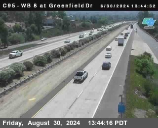 WB 8 at Greenfield Street