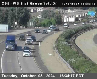 WB 8 at Greenfield Street