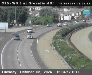 WB 8 at Greenfield Street