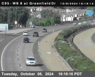 WB 8 at Greenfield Street