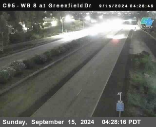 WB 8 at Greenfield Street