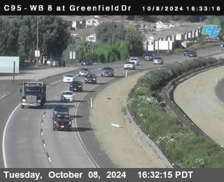 WB 8 at Greenfield Street