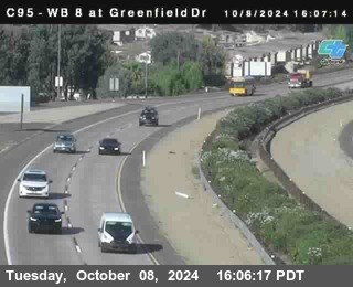 WB 8 at Greenfield Street