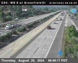 WB 8 at Greenfield Street