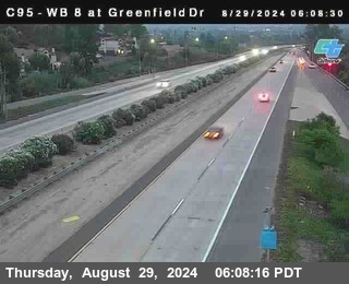 WB 8 at Greenfield Street