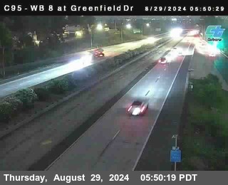 WB 8 at Greenfield Street