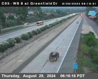 WB 8 at Greenfield Street