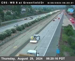 WB 8 at Greenfield Street