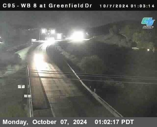 WB 8 at Greenfield Street