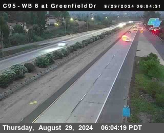 WB 8 at Greenfield Street