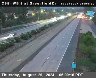 WB 8 at Greenfield Street