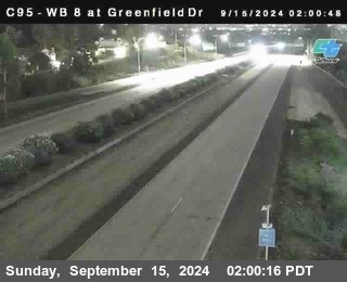 WB 8 at Greenfield Street