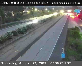 WB 8 at Greenfield Street