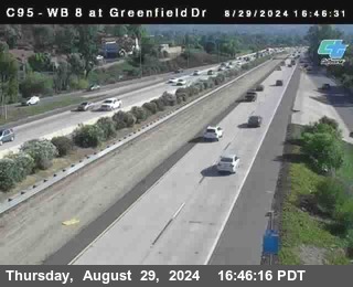 WB 8 at Greenfield Street