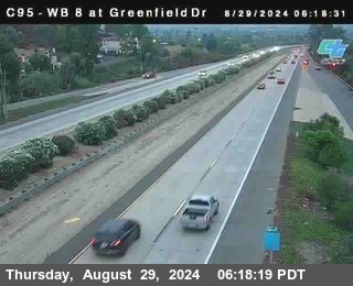 WB 8 at Greenfield Street