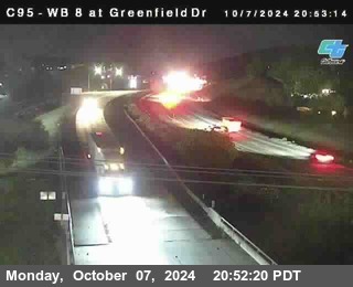 WB 8 at Greenfield Street