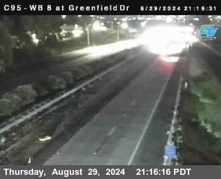 WB 8 at Greenfield Street