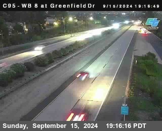 WB 8 at Greenfield Street