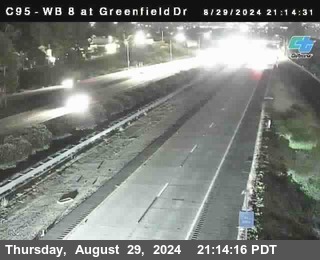 WB 8 at Greenfield Street